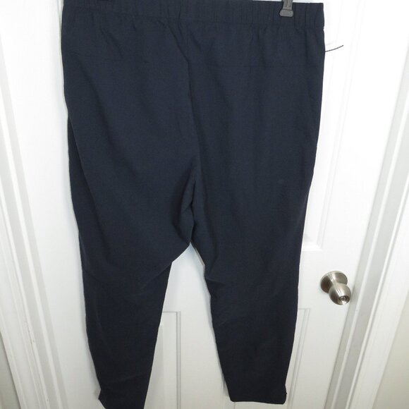 J. Crew Performance Jogger Drawstring Pants Men's Size LG Navy Blue 29" Inseam 1 - Picture 4 of 5